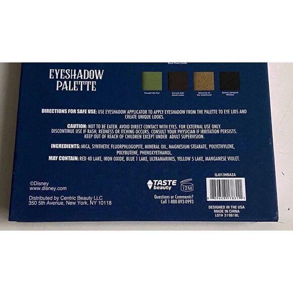 Taste Beauty Disney Hocus Pocus Tonight We Fly 12 Count Eyeshadow Palette NEW - Picture 11 of 14